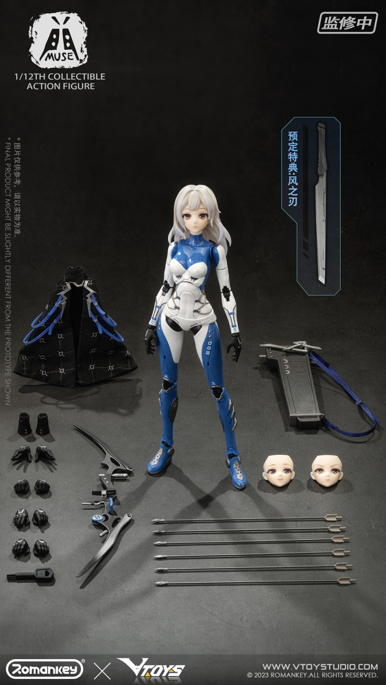 In Stock Romankey x VTOYS MUSE 1/12 Action Figure