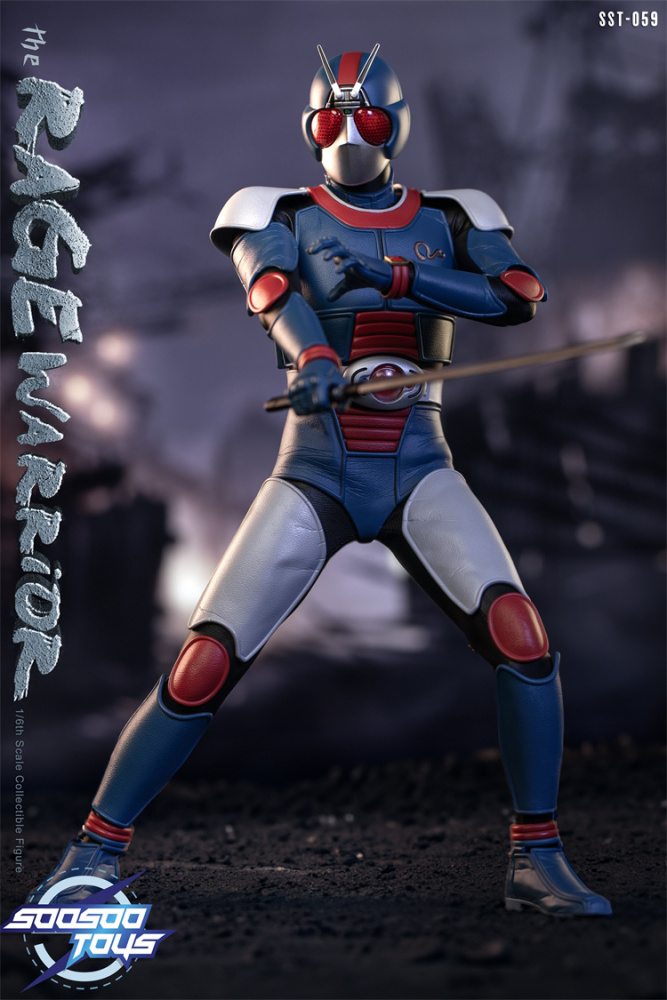 In Stock Soosootoys SST-059 1/6 Masked Rider Black RX Action Figure Model Toy