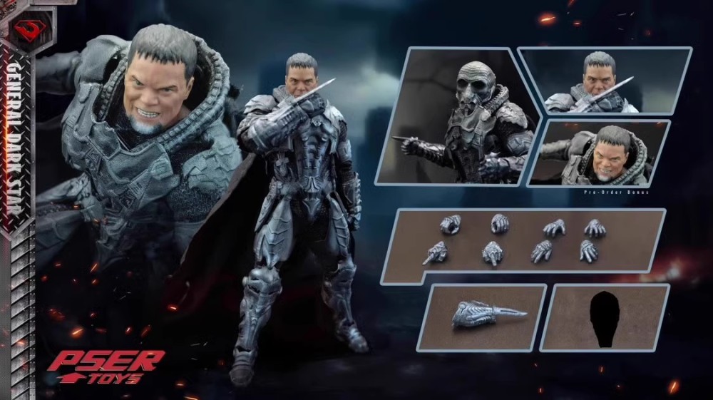 In stock New Psertoys 1/12 Zod The General 6" Collectible Action Figure