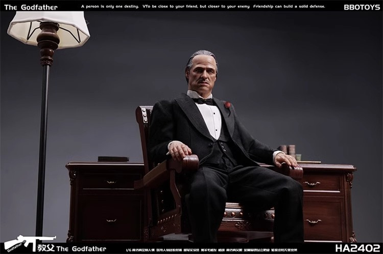 In Stock  1/6 BBOTOYS HA2402 Moive Action Figure Godfather Model Collection Full Set（Face silicone）