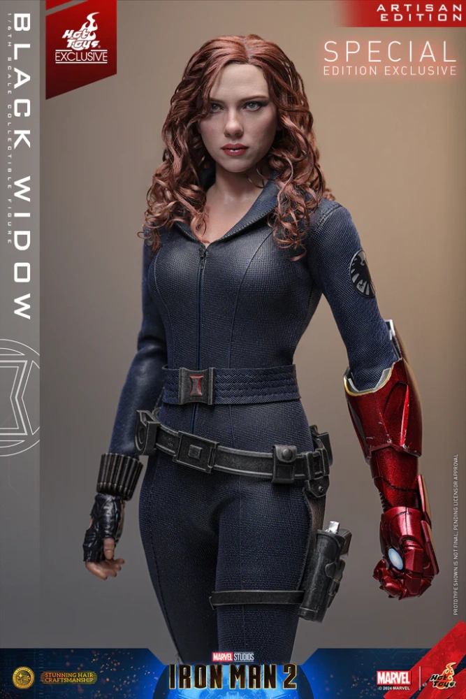 FIRST BATCH - HOT TOYS 1/6 MMS757AEB BLACK WIDOW ARTISAN SPECIAL EDITION