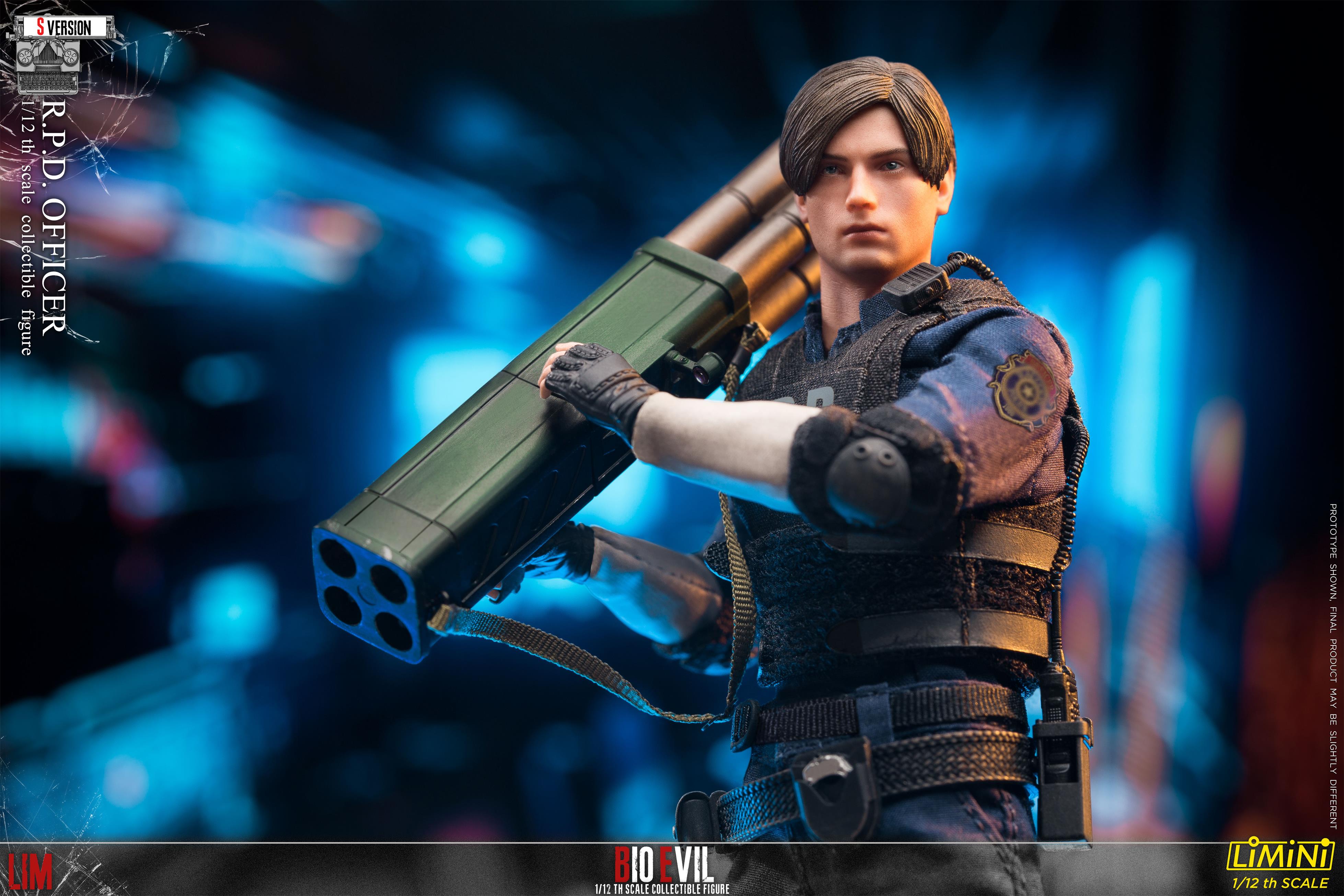 In Stock LimToys Leon Scott Kennedy Resident Evil RPD 1/12 Action
