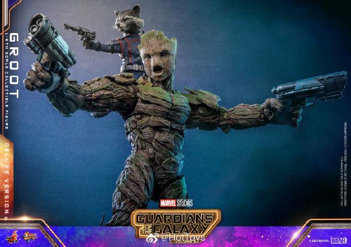 In Stock HOTTOYS 1/6 MMS706 MMS707 Guardians of the Galaxy 3 III Groot 1/6 Action Figure