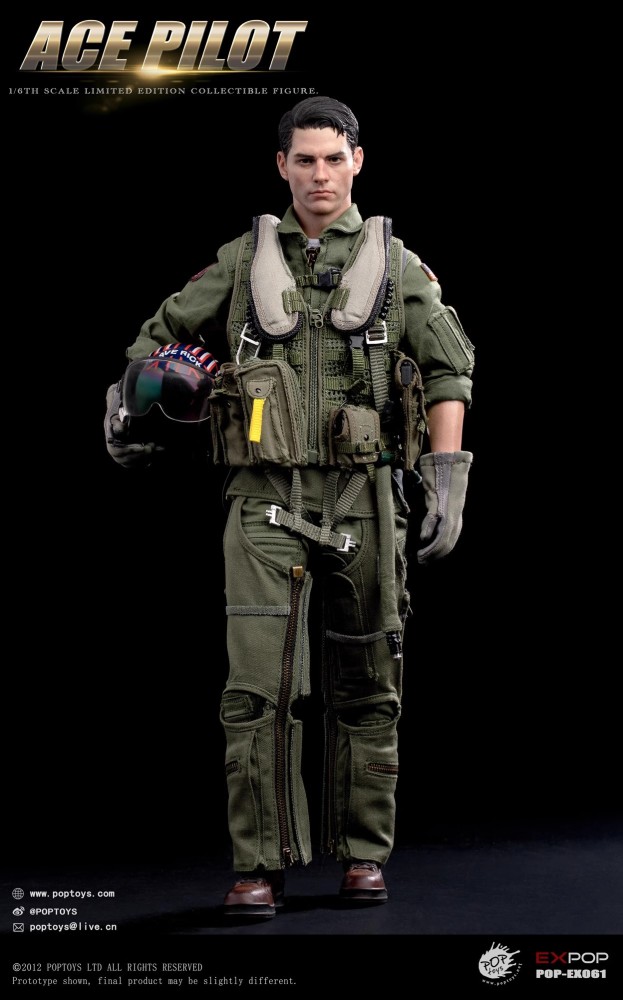 Per-Order POPTOYS  EX059 EX060 EX061 1/6 Scale ACE Pilot Flying suit Version
