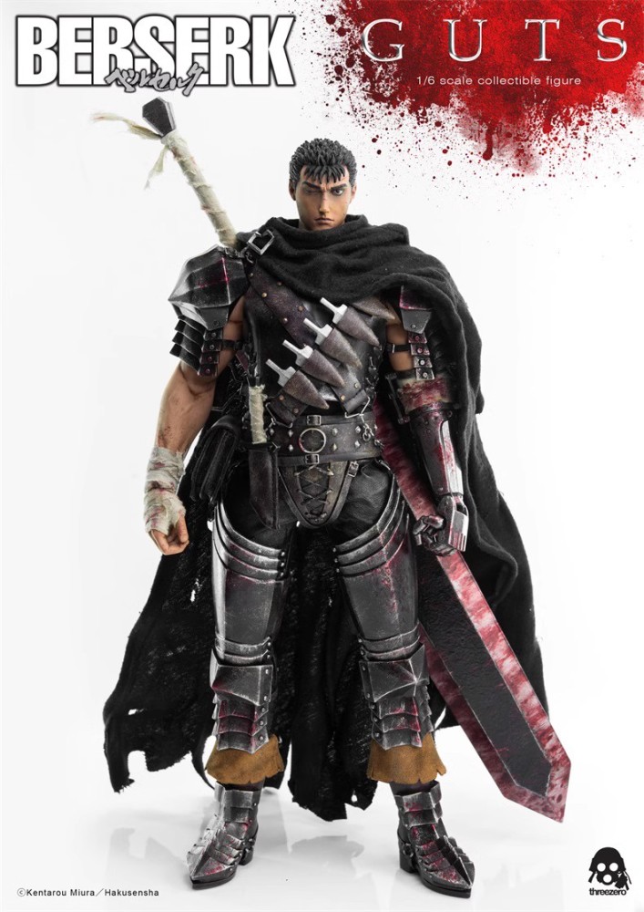New ThreeZero 3Z06750W0 1/6 BERSER Guts Collectible Action Figure In Stock