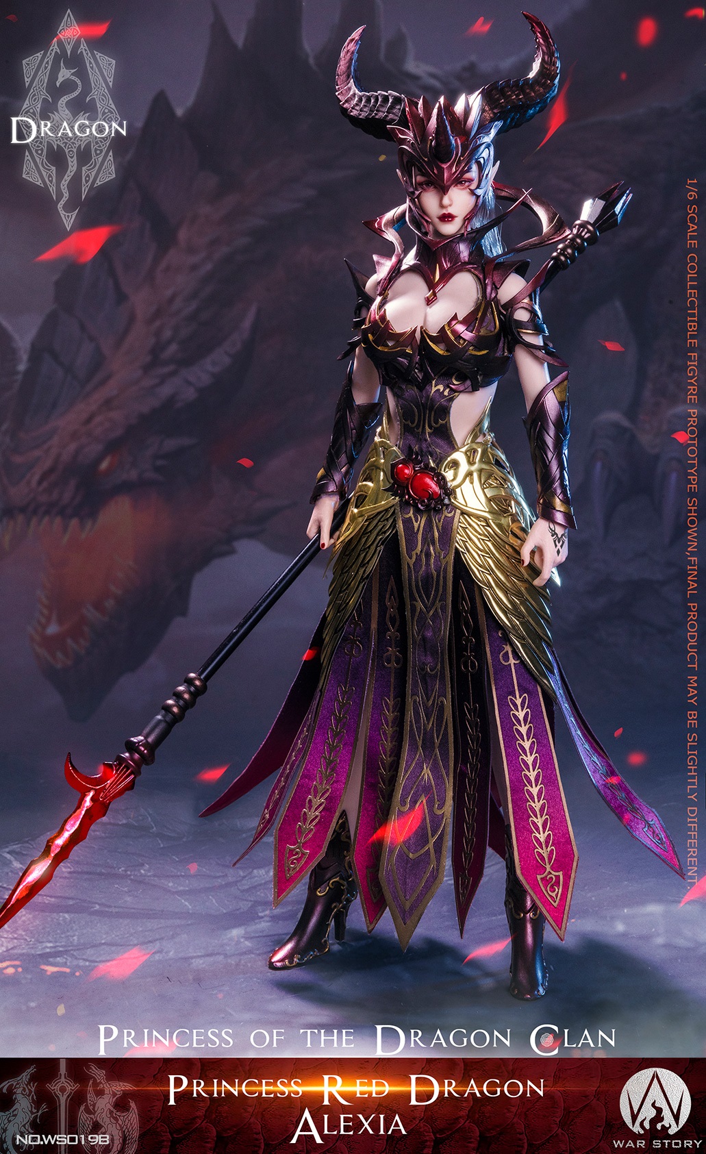 In Stock New WAR STORY WS019 1/6 Dragon Princess Alexia Action Figure