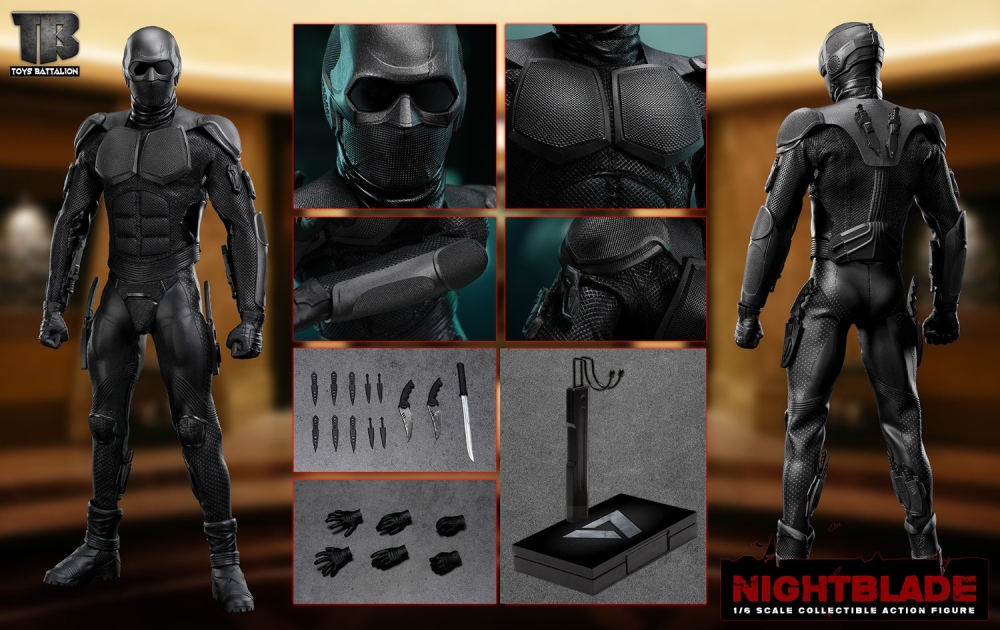 TOYS BATTALION TB009 THE BOYS BLACK NOIR NightBlade 1/6 Action Figure INSTOCK
