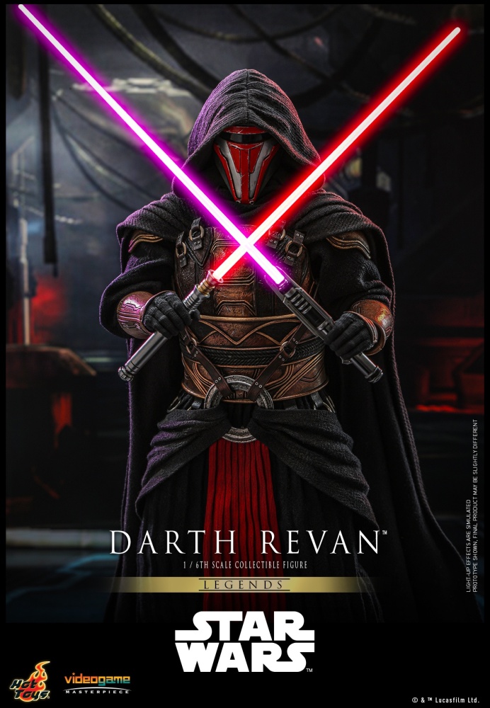 In Stock Hot Toys 1/6 VGM62 Star Wars Legends Darth Revan 1/6 Scale 12" Figure