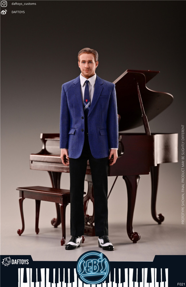 In Stock DAFTOYS 1/6 F021 La La Land Ryan Gosling Standard Ver Action Figure