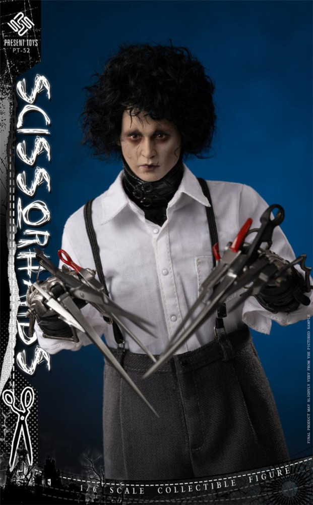 [Pre-order]  PRESENT TOYS PT-sp52 1/6 Edward Scissorhands 12" Action Figure Model