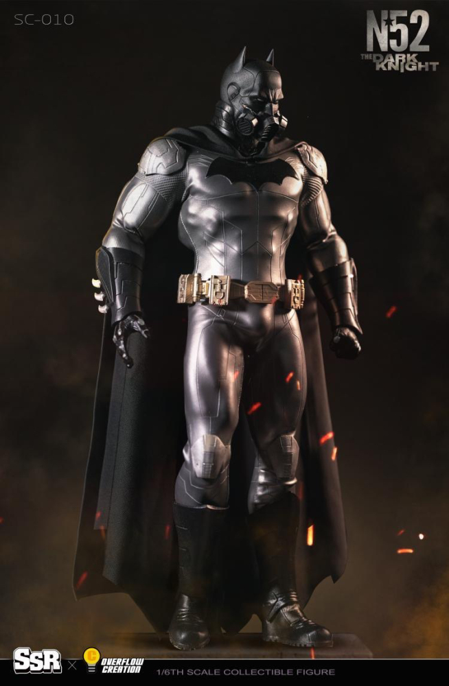 IN STOCK （SSR Toys N52 DARK KNIGHT 1/6th Scale）Accessories: Printed glue clothes only include clothes