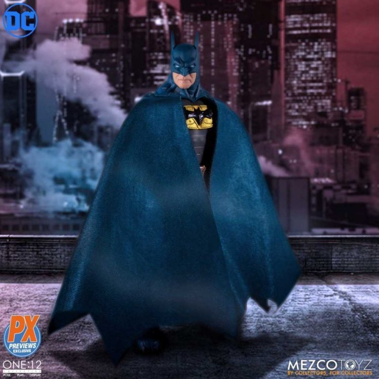 Mezco Toyz OCT198587 Supreme Knight Batman Blue Version 1/12 PX Limited Edition In Stock