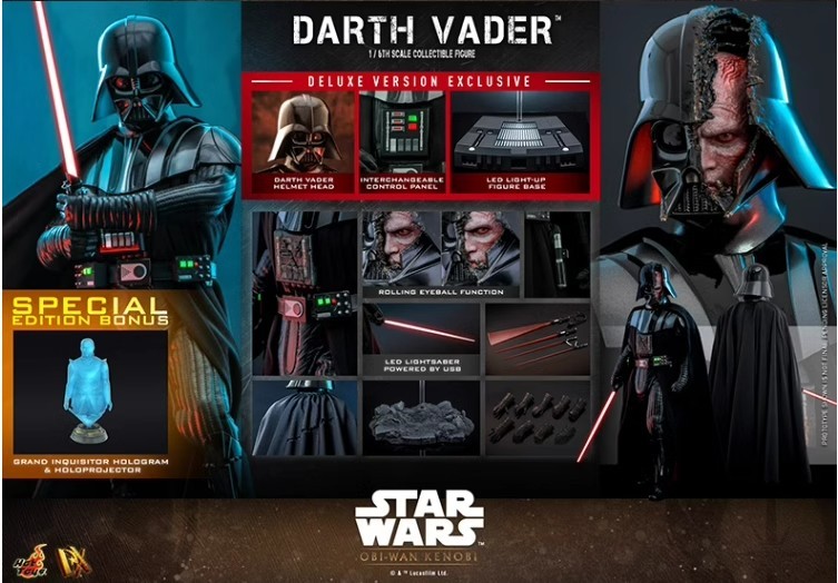 In Stock Hot Toys DX28b Star Wars 1/6 Darth Vader Deluxe Version Figure Gift (Deluxe Version) Special