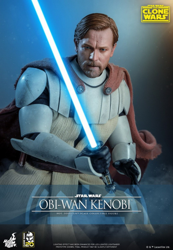 In Stock HOTTOYS 1/6 TMS095 OBI-WAN KENOBI THE CLONE WARS