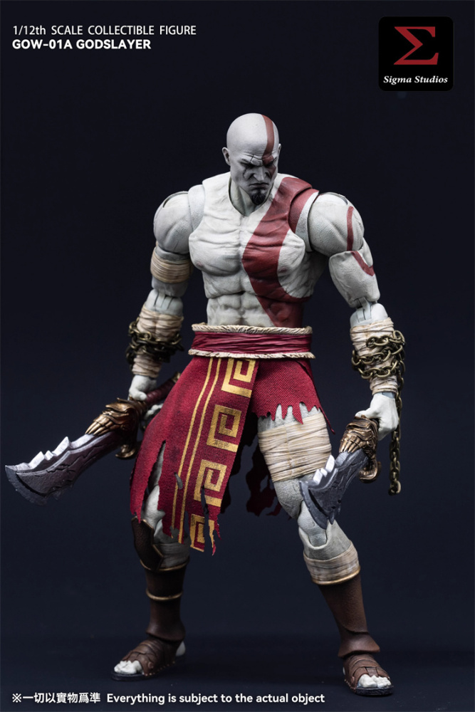 [Pre-order] SIGMA STUDIOS GOW-01A 1/12 The God Kratos Ghost of War Action Figure Toy