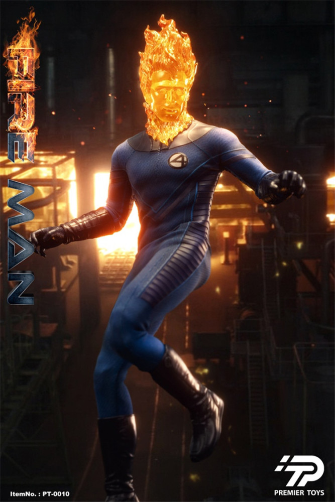IN-STOCK PREMIER TOYS 0 1/6 Man of Fire Collectible Action Figure
