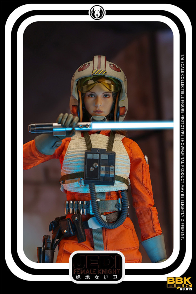 In Stock New BBK BBK019 1/6 Jedi Female Knight 12" Female Action Figure Model