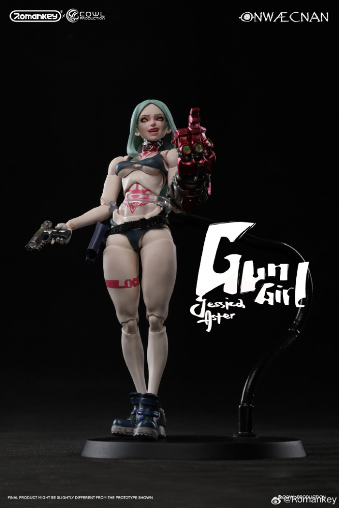 In Stock Romankey X COWL 1/12 Gun Girl Collectible Female Action Figure Model