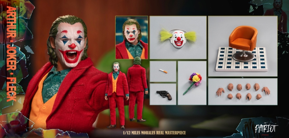 IN STOCK  The Patriot Studio 1/12 The Joker Arthur Fleck 6" Action Figure Toy Deluxe Ver.
