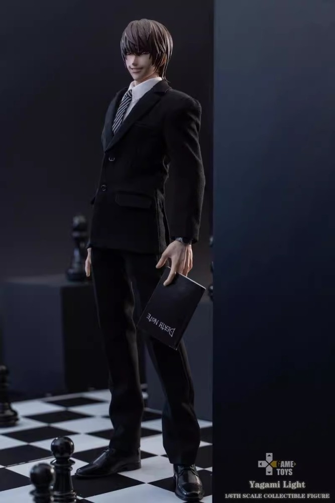 In Stock GAMETOYS GT-008AUP Silicone body DEATH NOTE Yagami Light business suit Action Figure