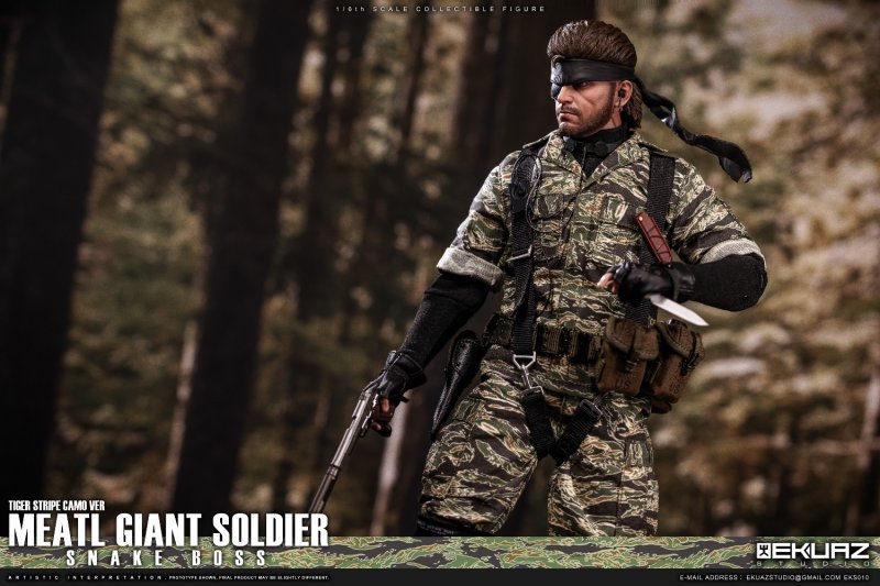 Pre-order EKUAZ STUDIO  EKS010/011 1/6 Metal Gear Solid Snake Action Figure