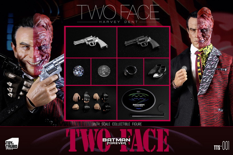 In Stock ToyzTruboStudio TTS-001 Batman Forever Two Face 1/6