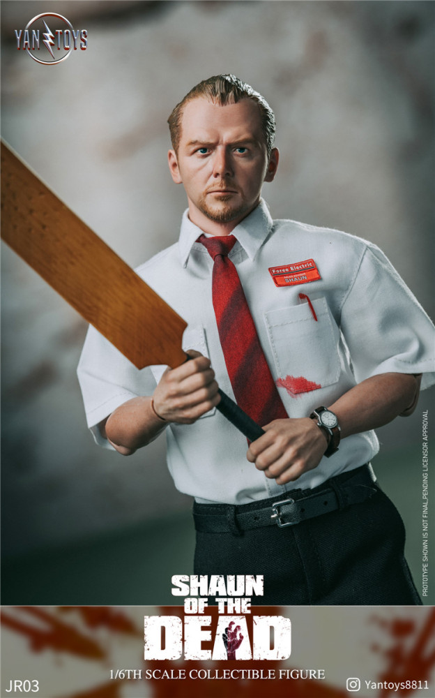 YANTOYS JR03 1/6 Shaun of the Dead Action figure INSTOCK