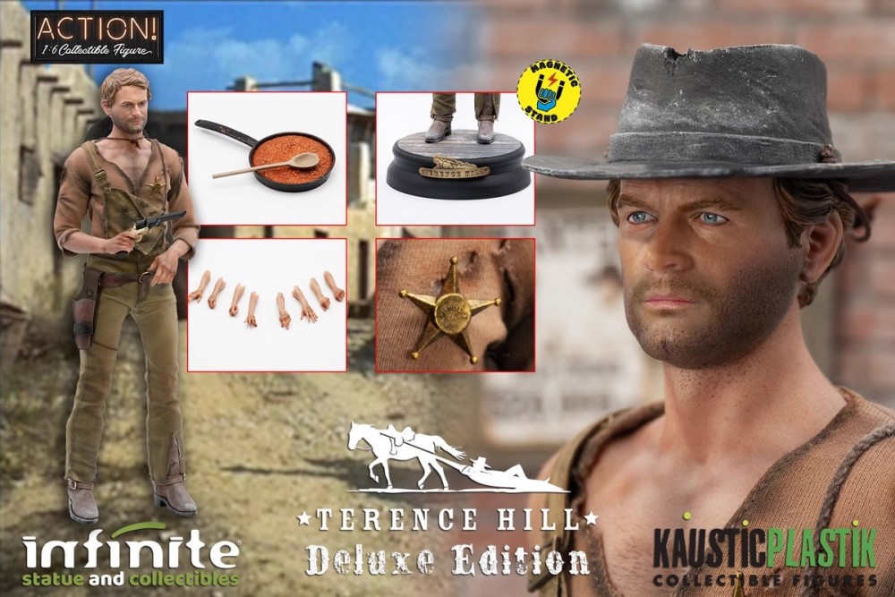 In Stock  Mario Girotti Terence Hill As Trinity' Infinite Statue Sideshow Available Now