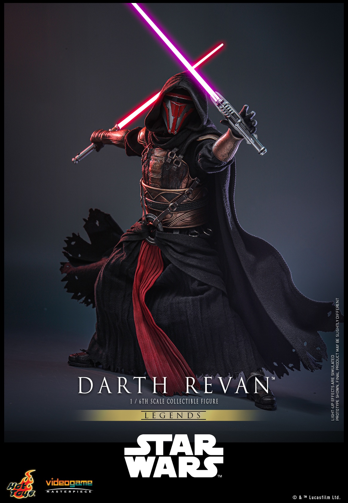 In Stock Hot Toys 1/6 VGM62 Star Wars Legends Darth Revan 1/6