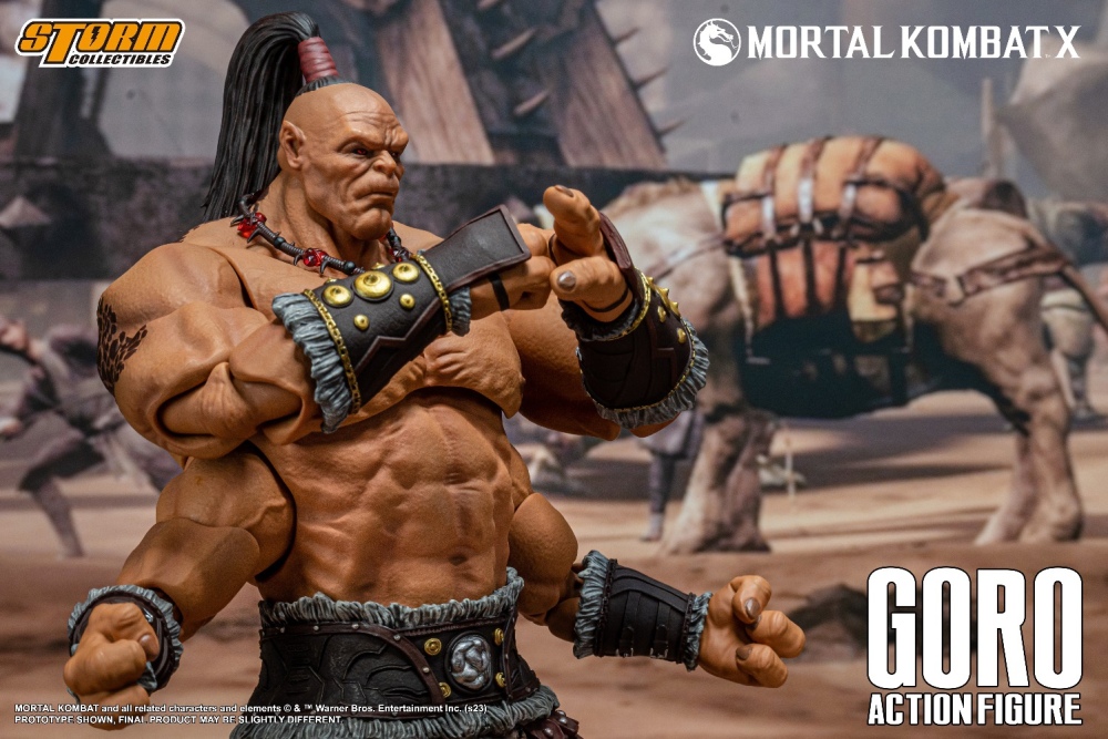 In Stock Storm Toys DCMK18 1/12 Mortal Kombat GORO Collectible Action Figure