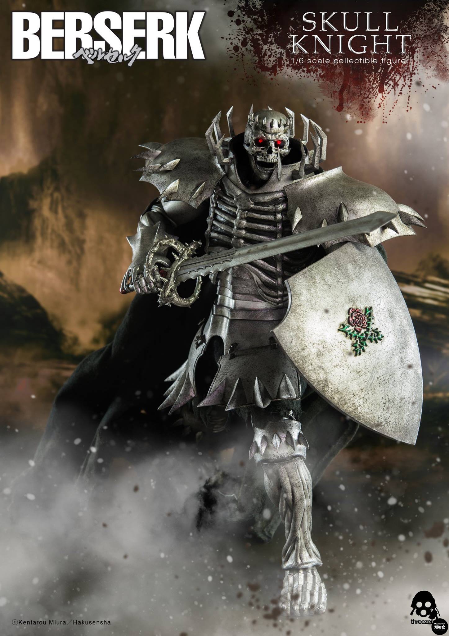 In Stock ThreeZero 3Z06800W0 1/6 BERSER Skull Knight