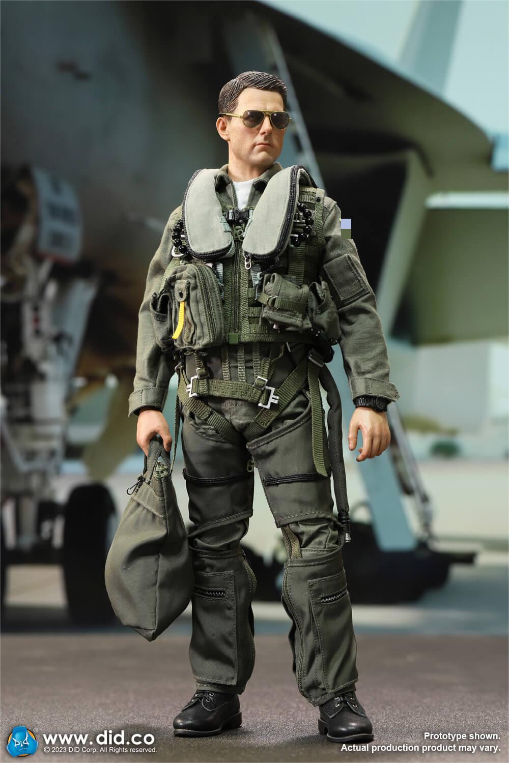 In Stock NEW DID MA80170 1/6 US Navy Fighter School Pilot Captain