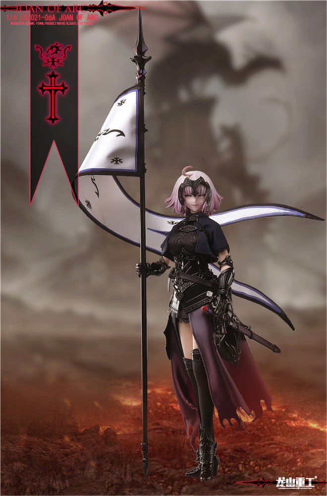 In Stock  LONGSHANZHONGGONG SL2021-06A Joan of arc with Metal Armor 1/6 Action Figure