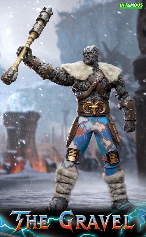 In Stock  IN-FAMOUS IF005 1/6 Thor The Gravel Korg Collectible Action Figure Toy