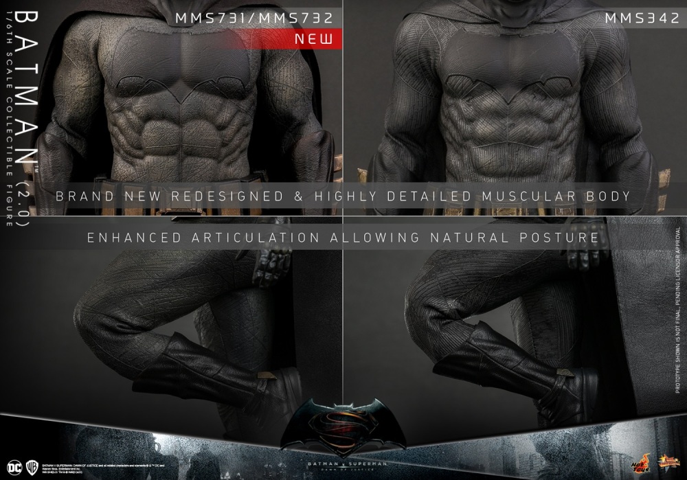 Pre-order Hot Toys MMS731 1/6 Batman v Superman 2.0 Action Figure