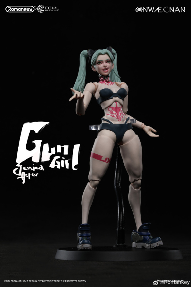 In Stock Romankey X COWL 1/12 Gun Girl Collectible Female Action Figure Model