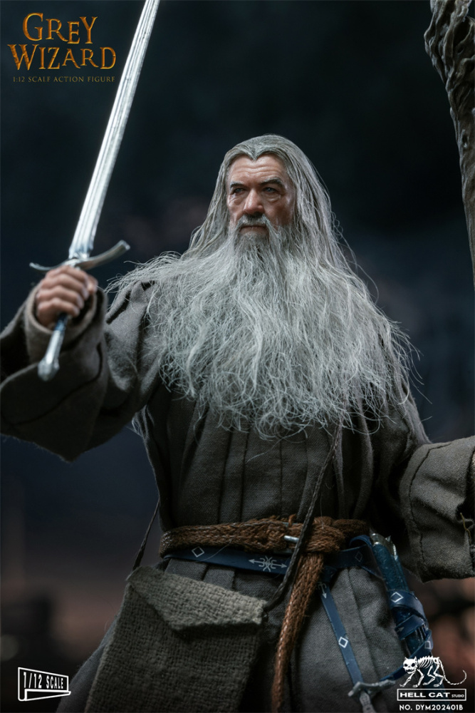 In Stock Hell Cat 1/12 Grey Wizard Action Figure (DYM202401A/B/C)