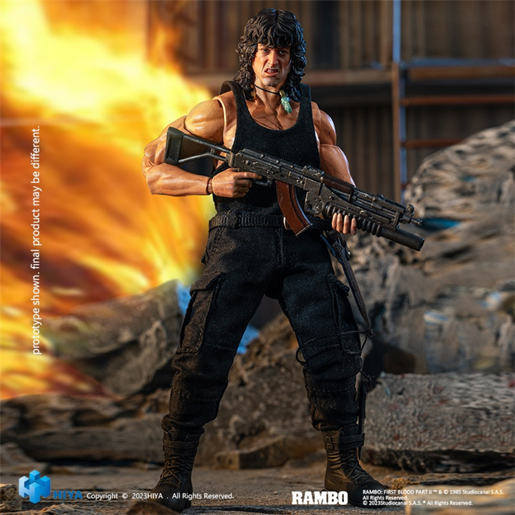 In Stock HIYA Toys 1/12  ESR0100 Exquisite Super series RAMBO First Blood III