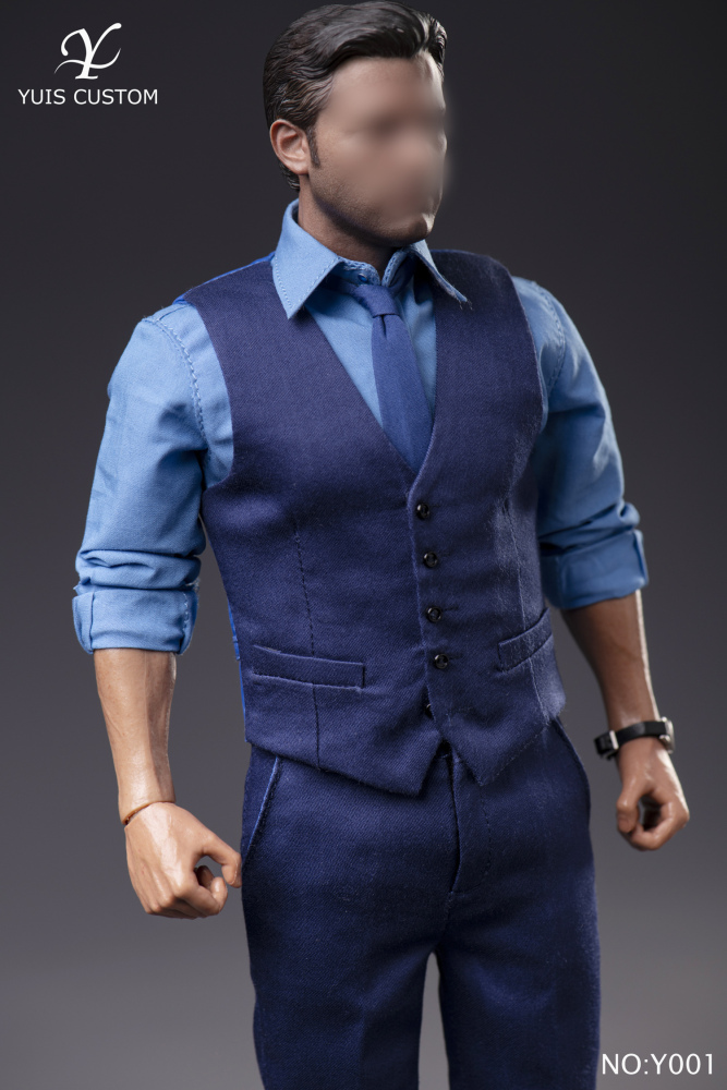 YUIS CUSTOM TOYS 1/6 Y001  Batman Ben Affleck Suit Clothes Set Fit 12'' Male Action Figure  no body Nohead