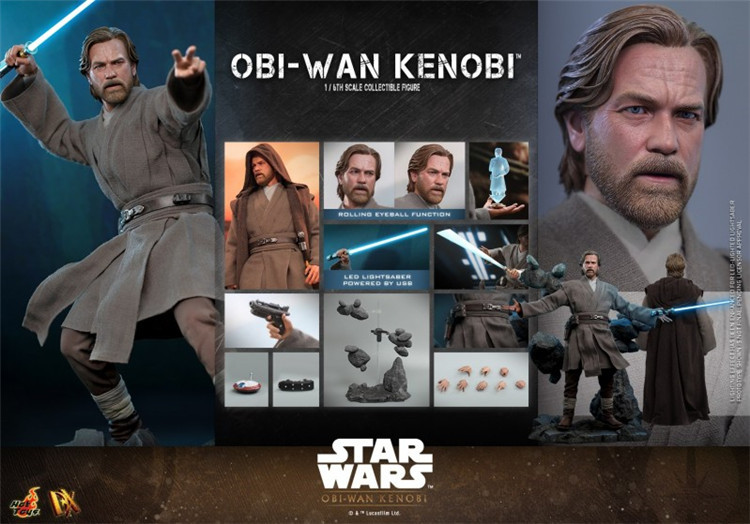 In Stock HOTTOYS 1/6 DX26 OBI-WAN KENOBI