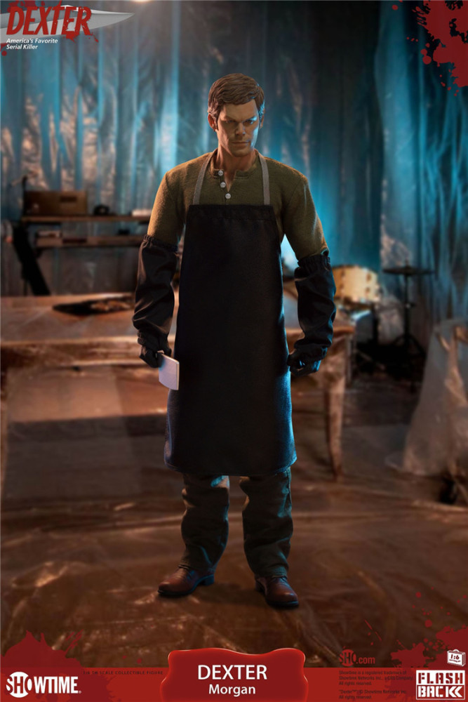 In Stock FLASHBACK 1/6 Bloodthirsty Forensic Dexter 12"Action Figure Toy