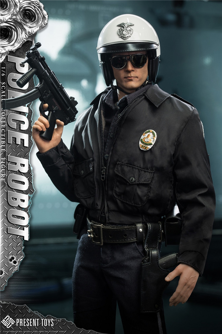 In Stock PRESENT TOYS PT-sp62 1/6 The Police Robot 12