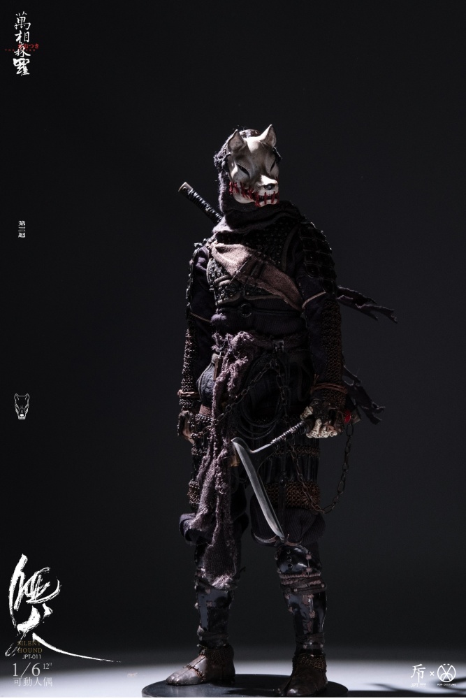 In Stock  JPT design×POPCOSTUME JPT-011 1/6 NINJA Silent Hound Collectible Action Figure