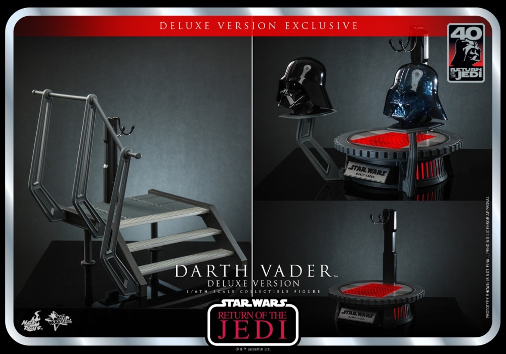 In Stock Hot Toys MMS700 Star Wars VI: Return of the Jedi 1/6 Darth Vader DELUXE Version