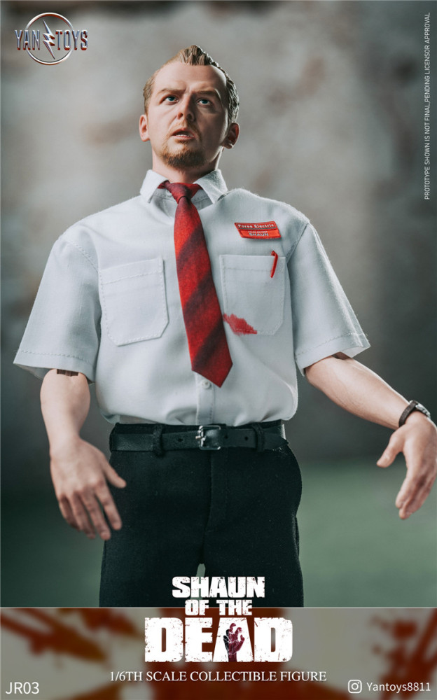 YANTOYS JR03 1/6 Shaun of the Dead Action figure INSTOCK