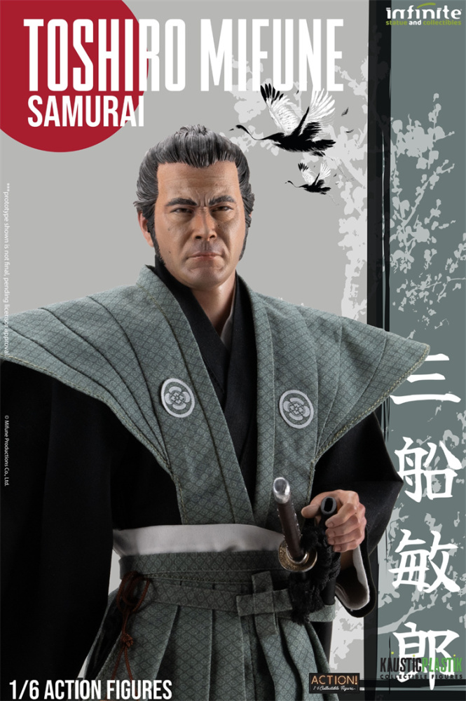 In Stock  Infinite Statue X Kaustic Plastik Toshiro Mifune Samurai/Ronin/Double Pack 1/6  Action Figure