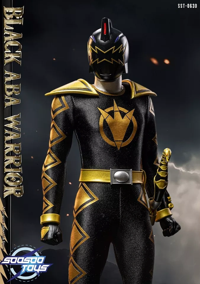 In Stock  Soosootoys SST-063D 1/6 Black Aba Warrior Collectible Action Figure