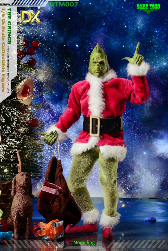 In Stock  DARK TOYS 1/6 DTM007 How The Grinch Stole Christma Action Figure Deluxe