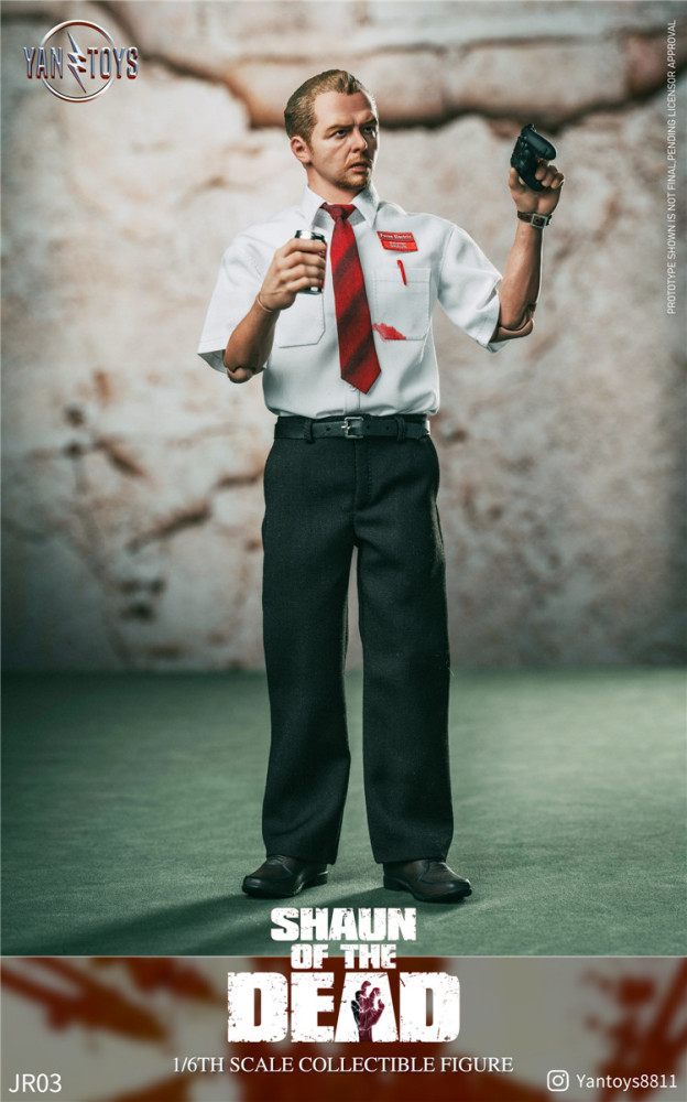 YANTOYS JR03 1/6 Shaun of the Dead Action figure INSTOCK