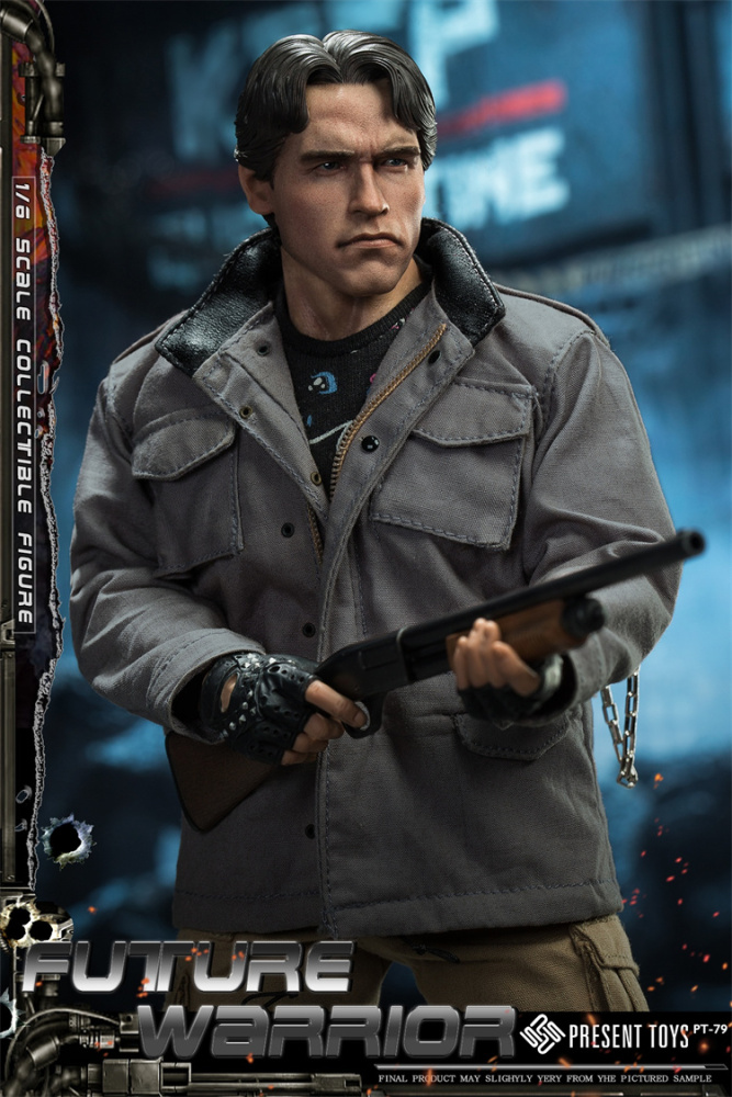 [Pre-order]  PRESENT TOYS PT-sp79 1/6 Terminator T800 Arnold 12" Male Action Figure